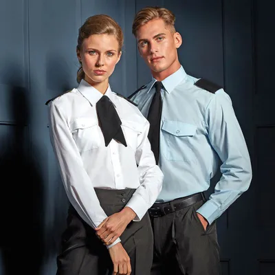 Immagine prodotto di Premier Camicia a maniche lunghe da uomo Pilot RW1085 (58,5 cm) (Bianco)