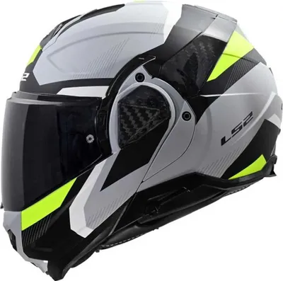 Obrázek produktu pro LS2 FF910 Advant II Triple flip-up helma, šedá matná/neonově žlutá, S (55/56)