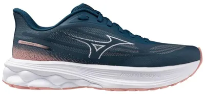Immagine prodotto di Scarpe da running da donna Mizuno Wave Skyrise 7, collezione primavera/estate 2026, colore blu/rosa, taglia 39