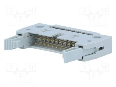 Immagine prodotto di 1 connettore per cavo piatto, connettore a pin: 20, passo 1,27 mm, maschio, 1A, modello DS1012-20LNN0A