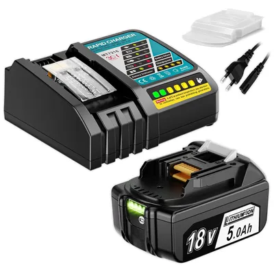 18V 5.0Ah Akku-Set mit Ladegerät, LED-Anzeige, für 18V LXT
