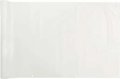 Image de vidaXL Pare-vue balcon blanc 500x75 cm PVC