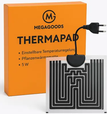Produktbild von Reptilien Heizmatte 5W mit Temperaturregelung Pflanzenwärmematte DE.