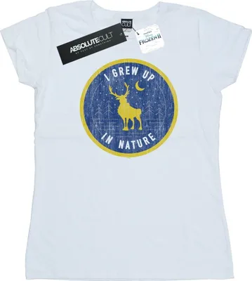 Produktbild von Disney - "Frozen 2 I Grew Up In Nature" T-Shirt für Damen BI21698 (XL) (Weiß)