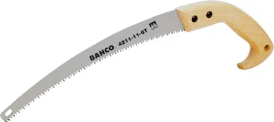 Produktbild von Bahco Astsäge mit gehärteten Zahnspitzen und Holzgriff, 6 ZpZ, 11