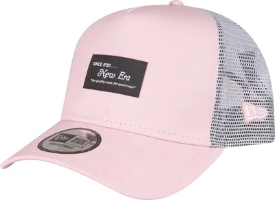 Zdjęcie produktu dla Czapka New Era Adjustable A-Frame Trucker Cap - BRAND PATCH rosa