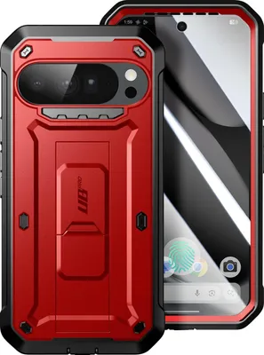 Produktbild von Supcase, Integralhülle Pixel 10 Pro XL MagSafe Unicorn Beetle Pro, Schwarz / Rot