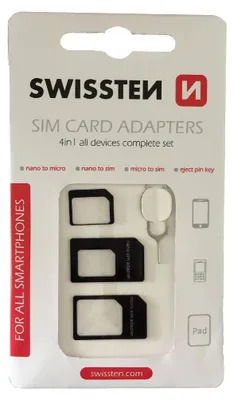Obrázek produktu pro adaptér 3v1 microSIM/nanoSIM-Kartenadapter