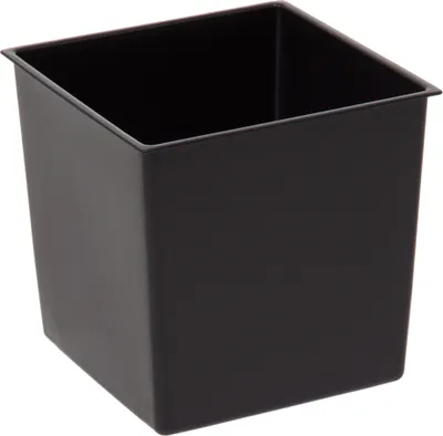 Produktbild von 2x Plantztopf-Einsatz austauschbarer quadratischer,langlebig 24,5x23 cm Schwarz 12 L für Lamela-Töpfe 46,5x25 cm -erleichtert die kontrolle des wassergehalts im Topf,reduziert den Bodenverbrauch