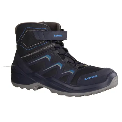 Produktbild von Lowa Maddox Warm GTX Wanderschuhe, Boots, Uni, Textil/Synthetik, Blau, NEU - Kinderschuhe Gefütterte Kinderstiefel Gr. 18 - 42, Blau