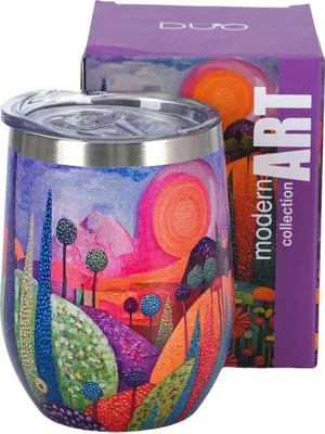 Produktbild von DUO | Isolierbecher - Thermobecher - 330 ml - Edelstahl - Reisebecher - Mehrfarbig
