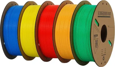 Obrázek produktu pro vlákno pro 3D tiskárny, průměr 1,75 mm, bez bublinek, 5 rolí barvy MIX
