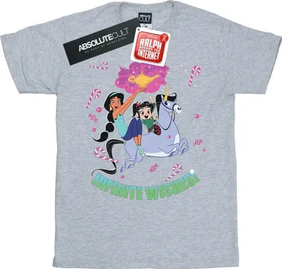 Produktbild von Disney - "Wreck It RalphAnd Vanellope" T-Shirt für Herren BI52311 (4XL) (Grau)