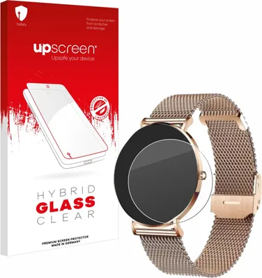 Produktbild von upscreen Schutzglas für Xcoast X-Watch Siona 2 Schutzfolie Panzer Folie Glas Display Schutz klar