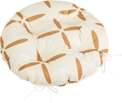 Zdjęcie produktu dla Poduszka Adéla pikowana okrągła – średnica 40 cm – brązowa