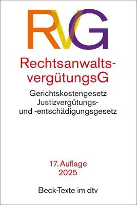 Produktbild von Rechtsanwaltsvergütungsgesetz. RVG