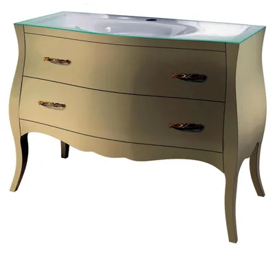 Produktbild von Waschtisch Klassischer Schrank Waschbecken Italienisches Badezimmer Unterschrank