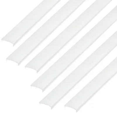 Productafbeelding van Diffuser Afdekking - LED Profiel - Verlichting Verbeteren - Semi-transparant - 6 x 1 Meter - Melkwit