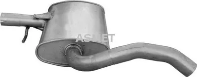 Produktbild von ASMET 03.053 Mittelschalldämpfer Schalldämpfer für VW GOLF III Variant (1H5)