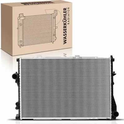 Imagen del producto de Radiador de agua, radiador del motor, compatible con BMW Serie 5 Touring E39, Serie 7 E38, 540i, 740i