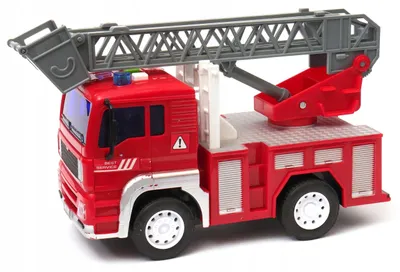 Produktbild von Dromader Feuerwehrauto mit Leiter, Licht & Sound