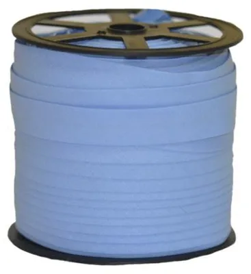 Produktbild von Kamtex Baumwoll-Schrägband 18mm Hellblau Glatt 1m