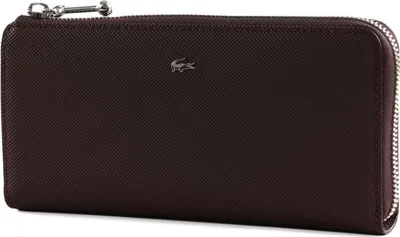 Immagine prodotto di LACOSTE portafoglio Daily City Slim Zip Wallet Fudge marrone scuro