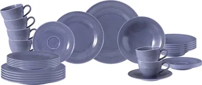 Produktbild von Seltmann Weiden Beat Color Glaze Kombiservice 30-teilig - Fliederblau