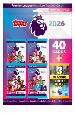 Produktbild von Topps Topps Premier League 2025/26 Trading Cards Mega Multipack