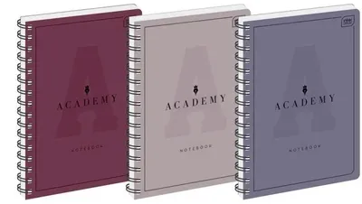 Obrázok produktu pre Zošit A5/100K s mriežkou Academy (5 ks) – INTERDRUK