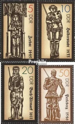 Produktbild von Briefmarken DDR 1989 Mi 3285-3288 (kompl.Ausgabe) postfrisch Historische Denkmale: Rolandsäulen (II)