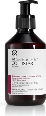 Obrázok produktu pre Collistar Phyto-Cheratina, 250 ml, Šampón, Neprofesionálne, Unisex, Lámavé vlasy, Poškodené vlasy, Všetky farby