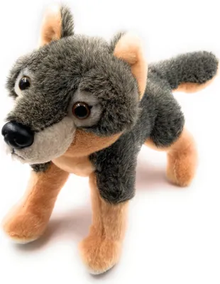 Immagine prodotto di Onwomania peluche peluche cane predatore lupo lunghezza 30 cm grigio