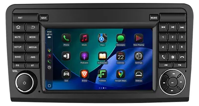 Obrázok produktu pre 7" Android Autorádio 32GB pre Mercedes W164 ML GL X164 2005-2011 Carplay Android Auto Navigácia Bluetooth