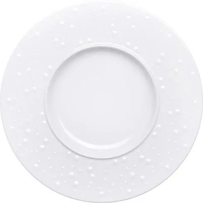 Produktbild von 6x Pasta-/Dessertteller, flach, Serie Rosa, weiß, Ø 300 mm, 6 Stück