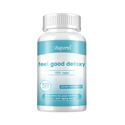 Produktbild von Feel Good Detoxy (120 Kapseln) Nahrungsergänzungsmittel, Darm, Verdauung, Reinigung, Entgiftung