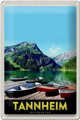 Produktbild von Blechschild Reise 20x30cm Tannheim Östereich Natur Wanderung