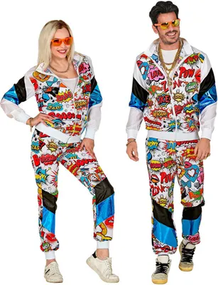 Produktbild von POP ART TRAININGSANZUG (Oberteil, Hose) Gr. S