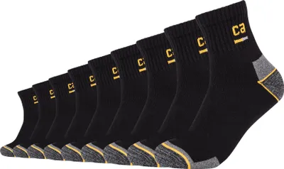 Produktbild von Camano Kurzsocken 9er-Pack Work mit bequemem Komfortbund black 47-49