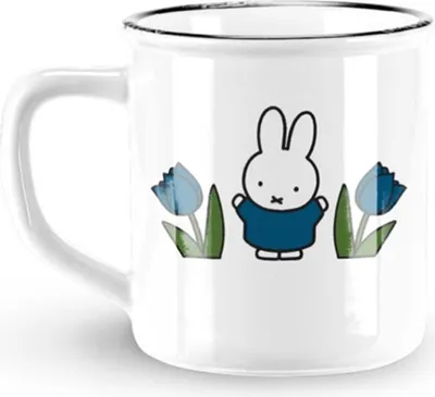 Immagine prodotto di Tazza Massamarkt Miffy tulipani Ø8xh7,5 cm blu