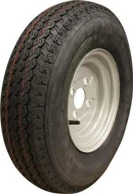Rad + Reifen 5,00-10 Zoll 3,50B x 10H2 Kings Tire 60/100/4