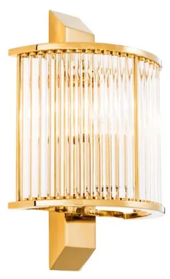 Obrázek produktu pro Casa Padrino nástěnná lampa zlatá 20,5 x 12 x v. 30 cm - designová nástěnná lampa