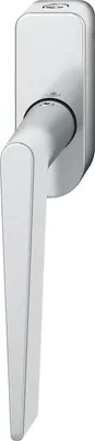 Produktbild von FSB Fenstergriff 34 1005 abschließbar ovale Rosette, Edelstahl matt