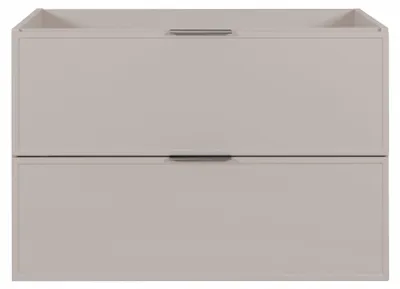 Zdjęcie produktu dla Szafka Łazienkowa Wisząca Stojąca Pod Umywalkę 80 Cm Kaszmir 2 Szuflady