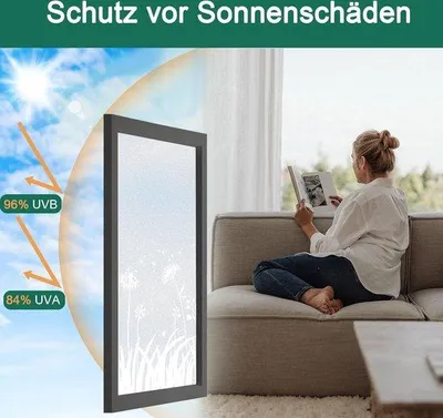 Produktbild von Famanu Fensterfolie Dekorfolie Sichtschutzfolie undurchsichtig 44,5 x 400 cm