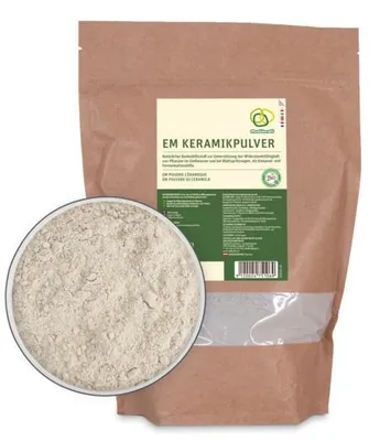 Produktbild von Multikraft EM Keramikpulver 1kg Natürlicher Bodenhilfsstoff, Kompost- und Fermentationshilfe