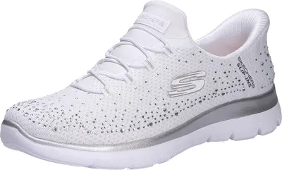 Image de Chaussons Skechers SUMMITS pour femmes, blancs, taille EUR 40