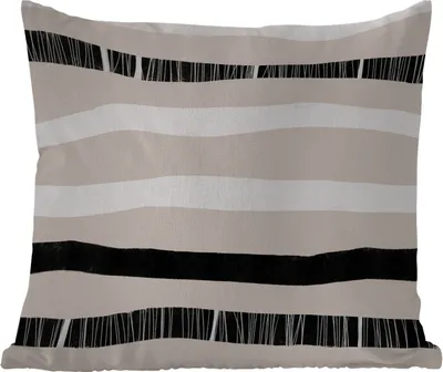 Produktbild von MuchoWow® Outdoor Kissen - Linie - Pastell - Minimalismus - Muster - 45x45 cm - Wetterfest - Lounge Kissen - Fotokissen - Dekoratives Kissen