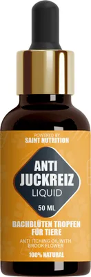 Produktbild von Saint Nutrition® Juckreiz Tropfen - für Hund und Katze - Unterstützung zur Linderung von Juckreiz Hund