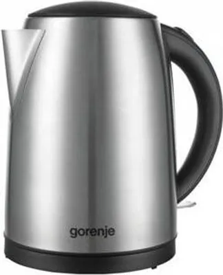 Produktbild von Gorenje Elektrischer Wasserkocher K17FEII, 1,7 l, 2200 W, Schwarz, Silber, Kunststoff, Metall, Wasserstandsanzeige, Überhitzungsschutz